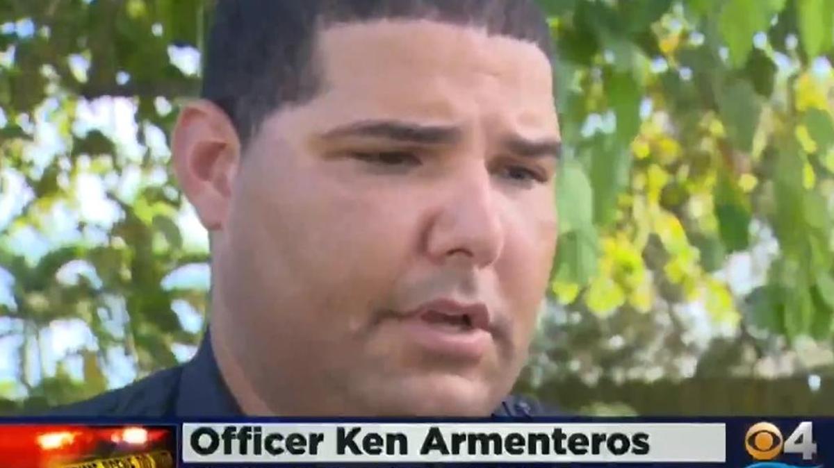 Florida City Corporal Ken Armenteros was arrested Friday on two allegations of official misconduct.