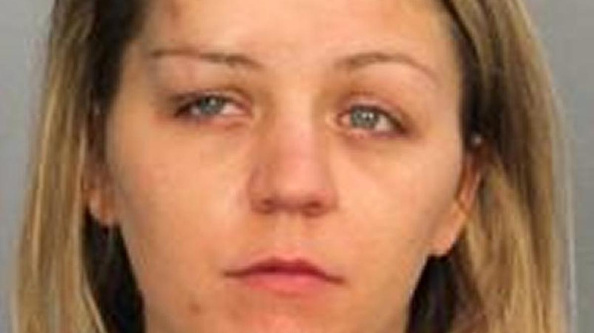 Catie Boyer was charged with driving with a suspended license, child neglect and leaving the scene of an accident.