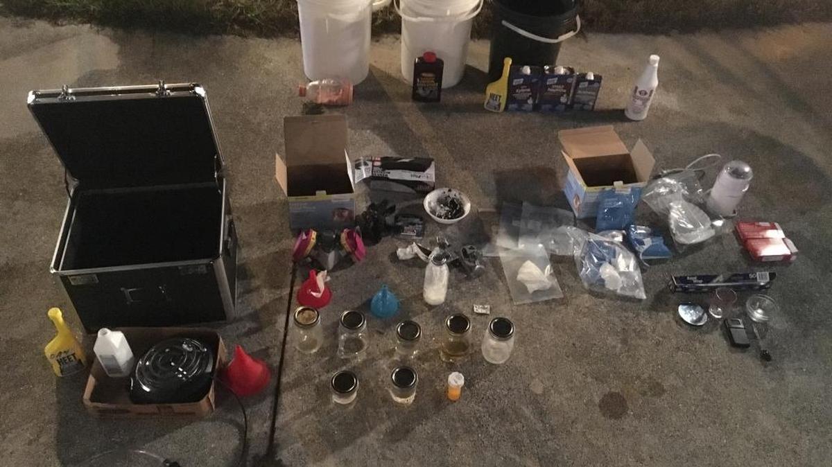 Evidence gathered at Andrew Ilardi’s arrest Tuesday.