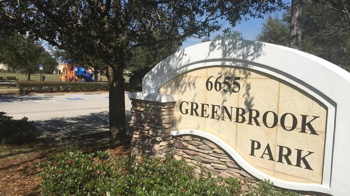 Greenbrook Park, located in the 6600 block of Greenbrook Boulevard a block from Nolan Middle School in Lakewood Ranch, is a popular place for parents and young children and dog walkers. The park was the scene of a murder early Sunday but was reopened Sunday afternoon.