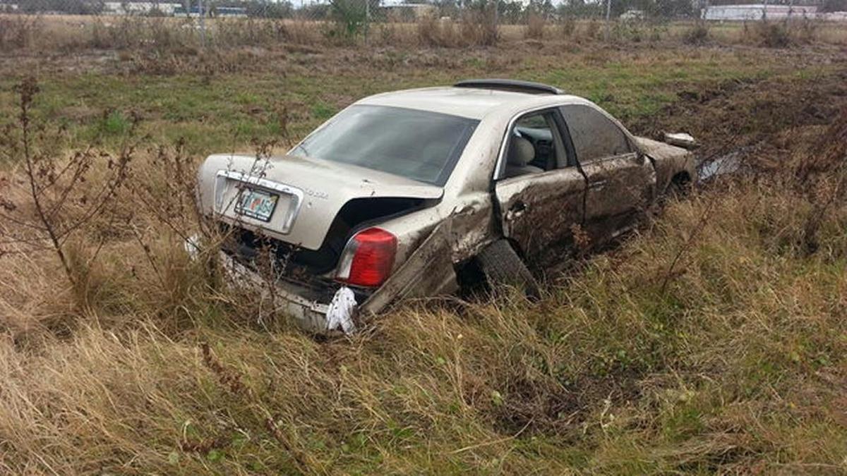 A Daytona Beach man who hit a Florida Highway Patrol trooper's marked patrol car Monday on Interstate 4 in Seminole County said he did it on purpose, according to the Florida Highway Patrol.