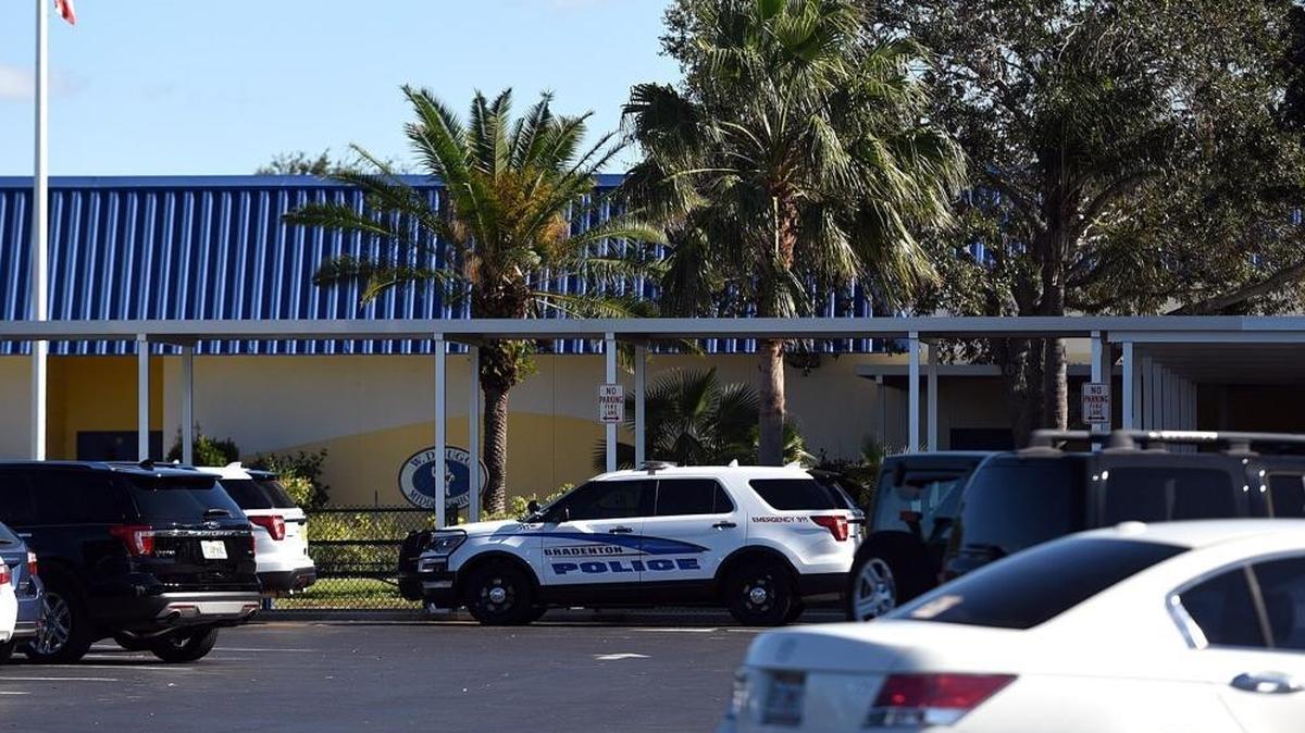 Police arrived at Sugg Middle School Friday afternoon following a report that a student brought a stun gun to school.