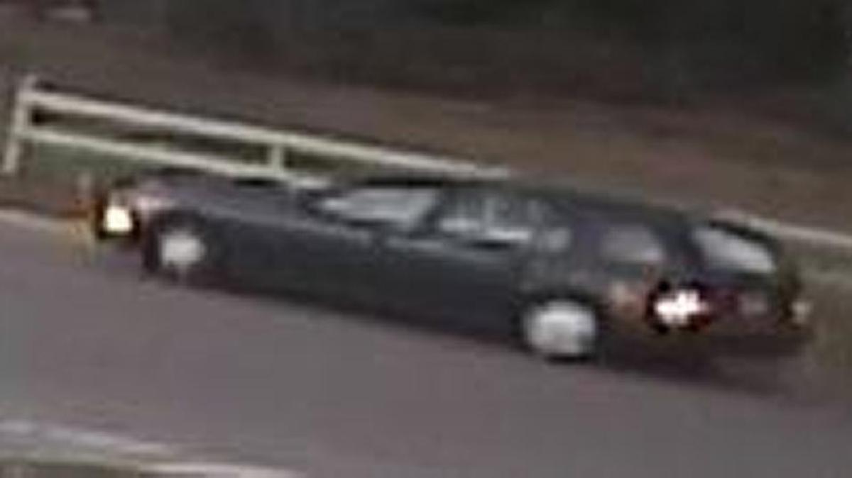 Polk County Sheriff’s Office investigators say this dark green four-door station wagon could be a suspect vehicle in the investigation into the death of Russell Jackson, 59, of Lakeland. Officials believe the vehicle may have had a white woman and a white or Hispanic male inside.