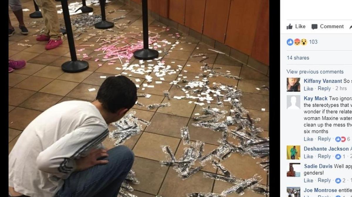 Two women trashed a Florida Chick-fil-A restaurant during an argument over an order