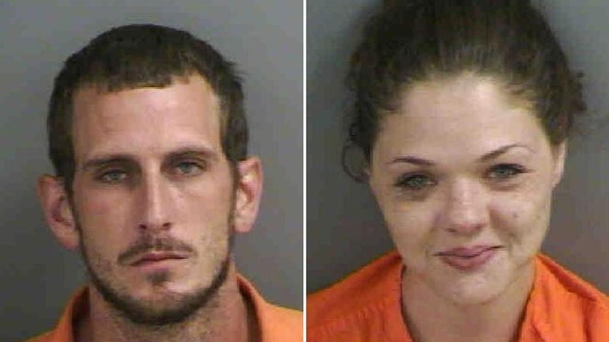 Justin Benfield and Amber Nelson, both of Collier County, were arrested Friday and charged with heroin possession, child neglect and possession of drug paraphernalia.
