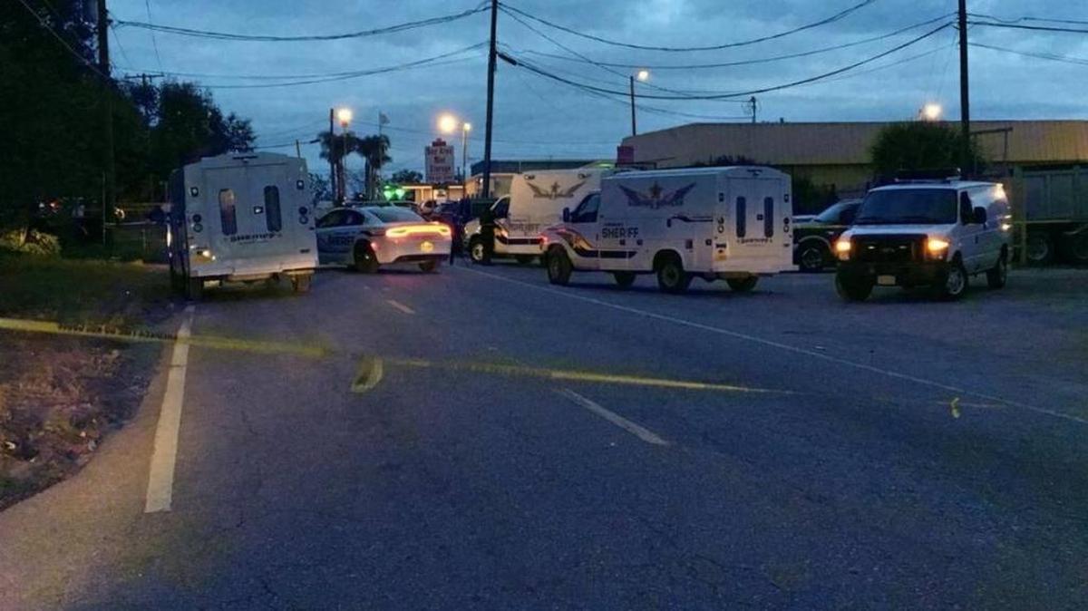 A male and a female were found shot to death inside a vehicle near a teen club event in Hillsborough County Monday night.
