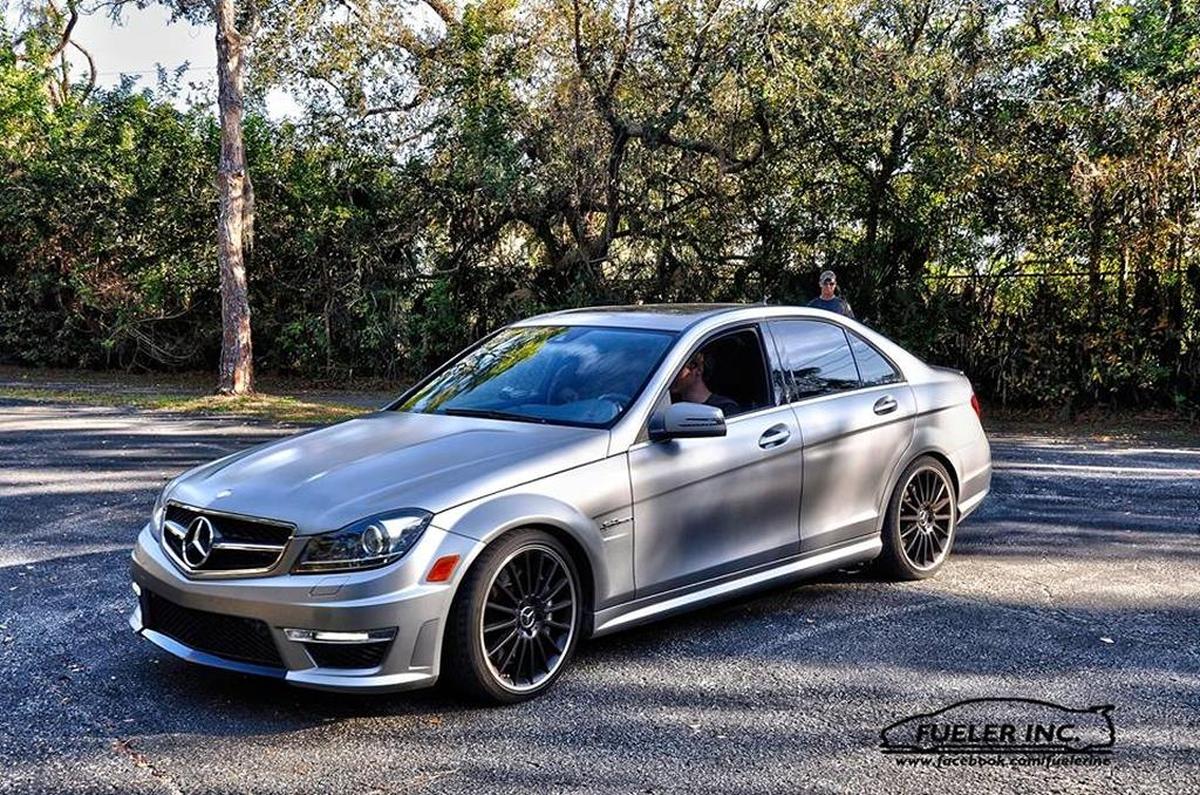 Alex Cherp’s gray 2012 Mercedes-Benz.