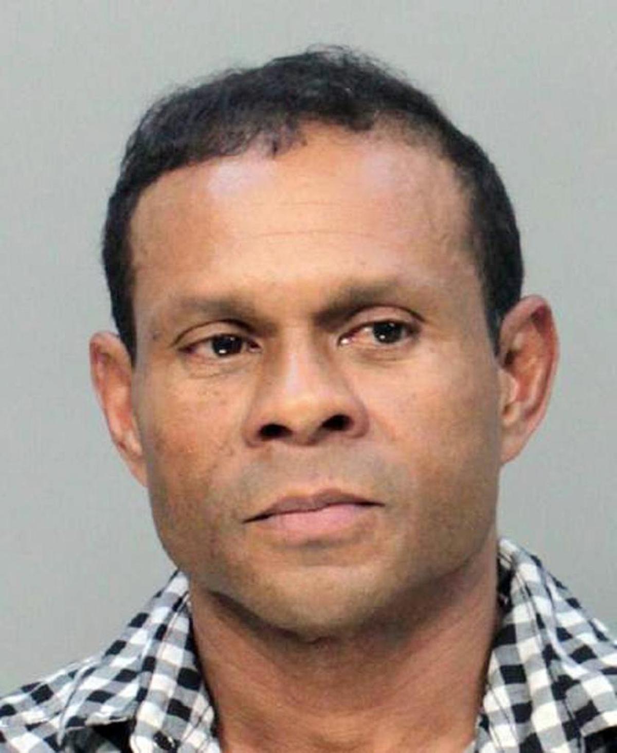 In this Dec. 23, 2013, photo made available by the Miami-Dade Corrections and Rehabilitation Department, Vicente Solano is shown. Solano, who described himself as a sympathizer of the Islamic State extremist group, faces terrorism-related charges stemming from a purported plot to bomb a Miami-area shopping mall, according to court documents filed Monday, Oct. 23, 2017, in Miami.