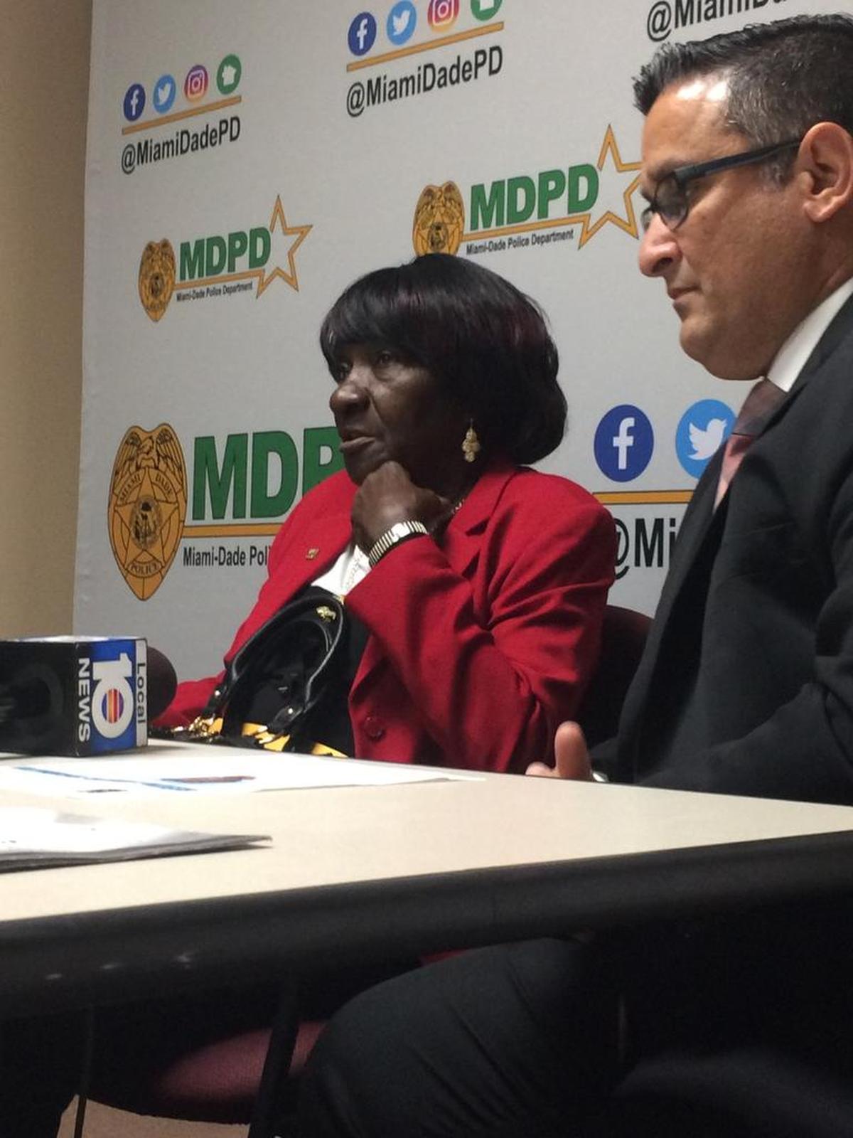 Virginia Hutton, whose 80-year-old husband Giles Hutton was killed in his home in July, asked for the public to help solve the crime on Tuesday and said she thinks about her husband every day.
