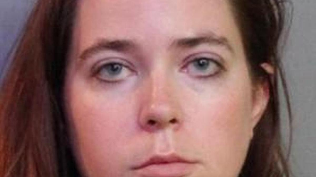Robin Dunlap, 27, was charged with transmitting material harmful to a minor and using two-way communication to commit a felony.