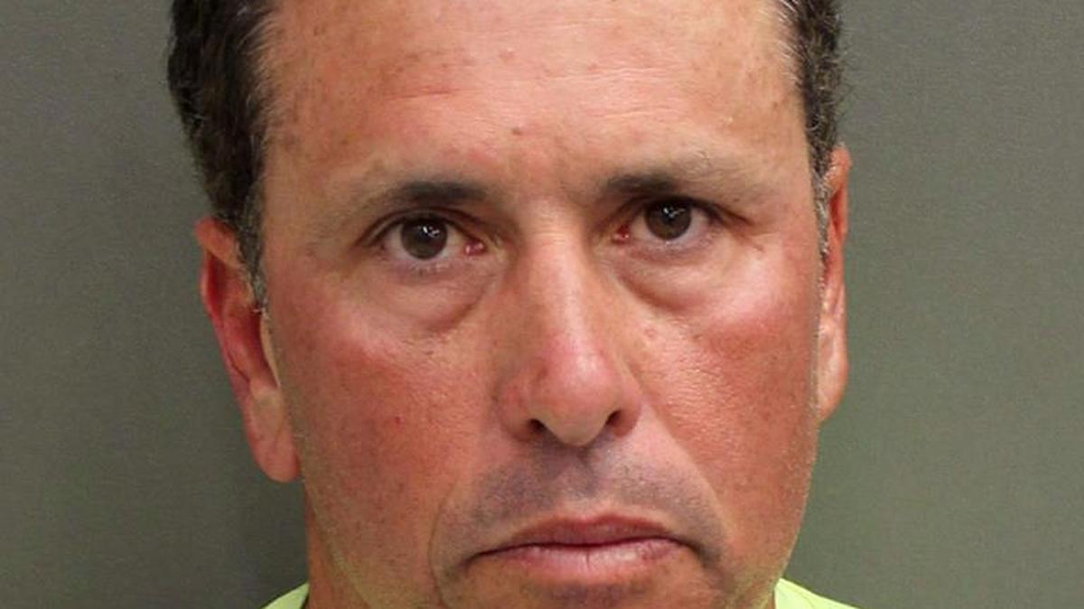 This undated file photo provided by Orange County Corrections shows Gustavo Falcon, the last of South Florida's "Cocaine Cowboys". Falcon was arrested Wednesday, April 12, 2017, some 26 years after he went on the lam, while on a 40-mile bike ride with his wife near the Orlando suburb where they apparently lived under assumed names. Falcon makes his first court appearance in Miami, Tuesday, April 25, 2017. (Orange County Corrections via AP, File)