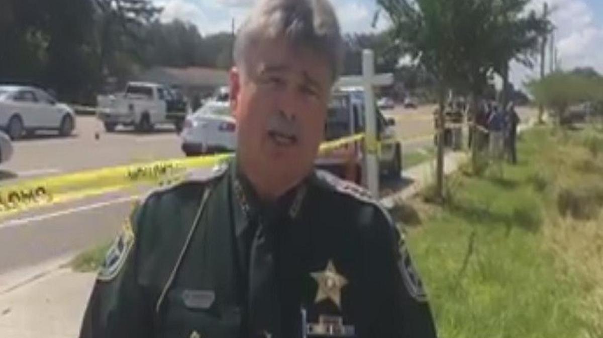 Hernando County Sheriff Al Nienhus said no deputies were injured in the shooting but the suspect was taken to a local hospital.
