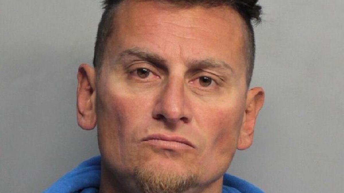 Matthew Lawrence Miller, 43, was charged with armed robbery, aggravated battery and retail theft after stabbing two people and trying to steal a $7.99 caesar chicken salad, according to police.