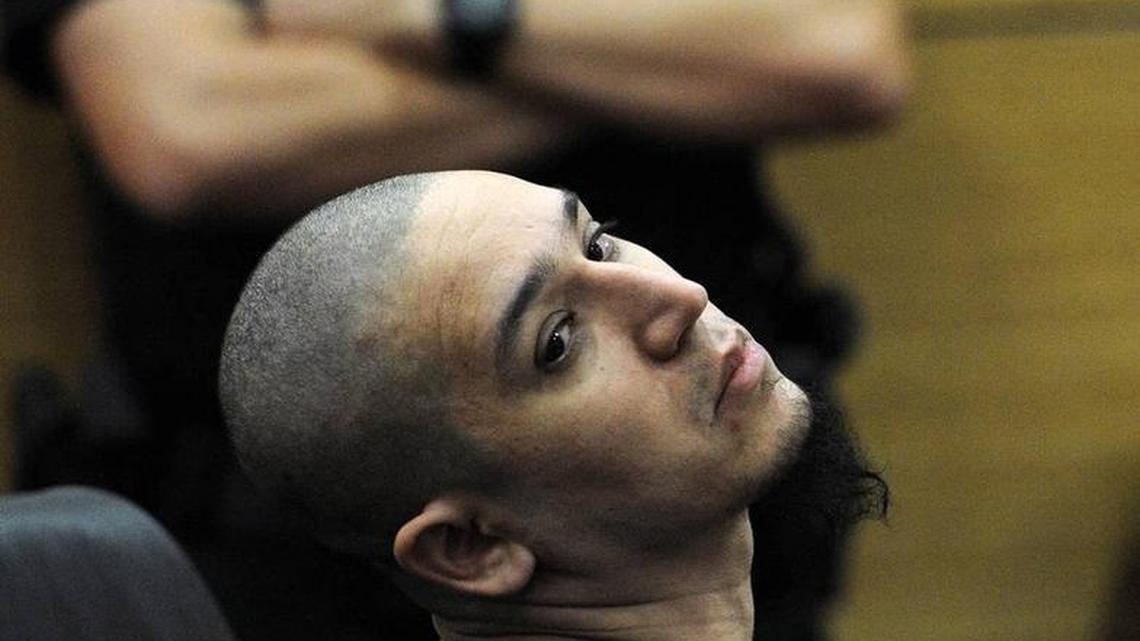 Andres “Andy” Avalos Jr., attends a hearing April 7, 2016, before Circuit Judge Diana Moreland.