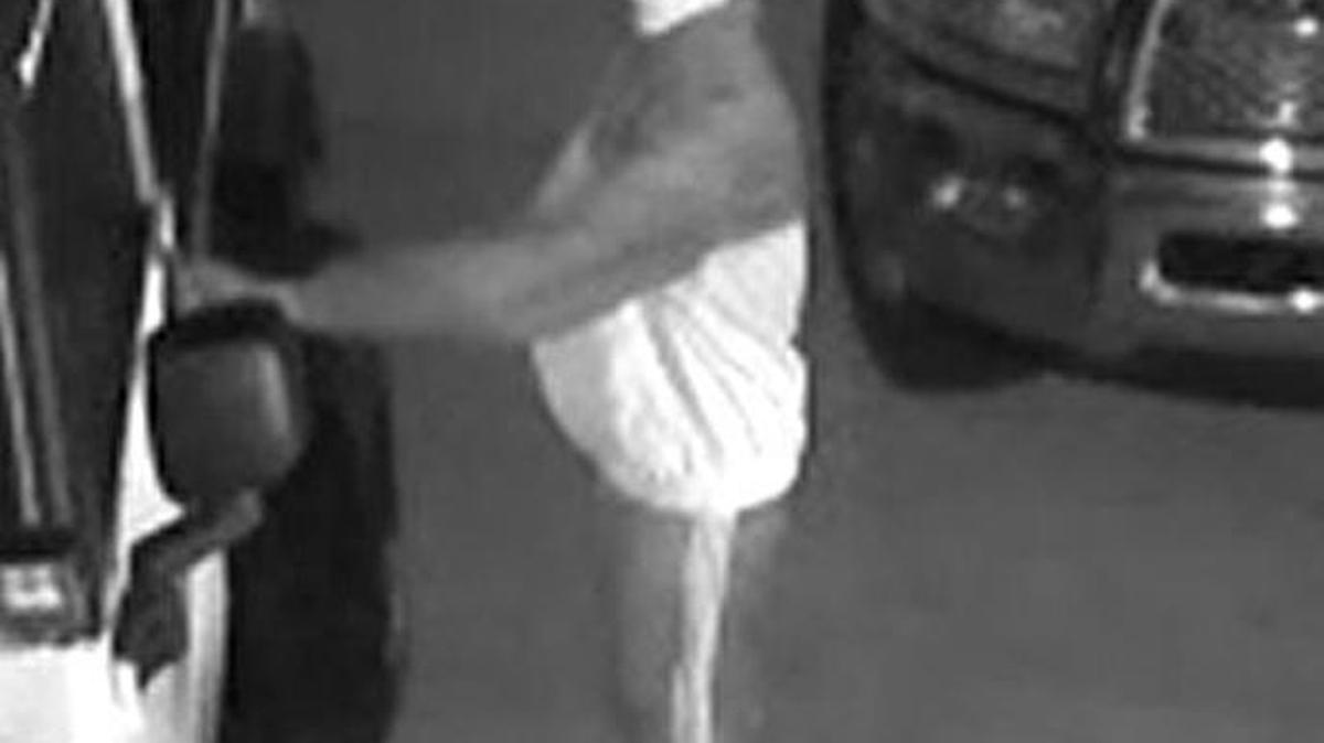 The person in the surveillance footage was described by the Manatee County Sheriff’s Office as a 17 to 25-year-old man wearing a windbreaker style jacket and a beanie-style stocking cap. He was seen entering a small, dark-colored car.