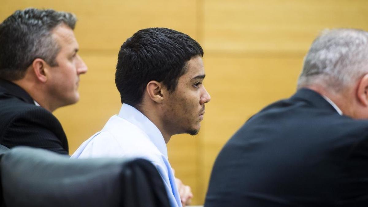 Jimmy McNear awaits a verdict before he is found guilty of second-degree murder, manslaughter and armed burglary in the 2015 fatal shooting of Kantral Brooks and his girlfriend Esther Deneus on Thursday evening at the Manatee County Courthouse in downtown Bradenton.