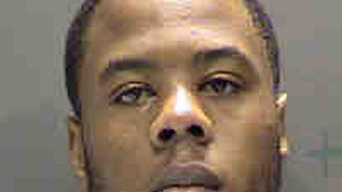 Khalid Polk, 25, is pictured in a 2015 mugshot. He is being sought by the Sarasota Police Department for sale of fentanyl.