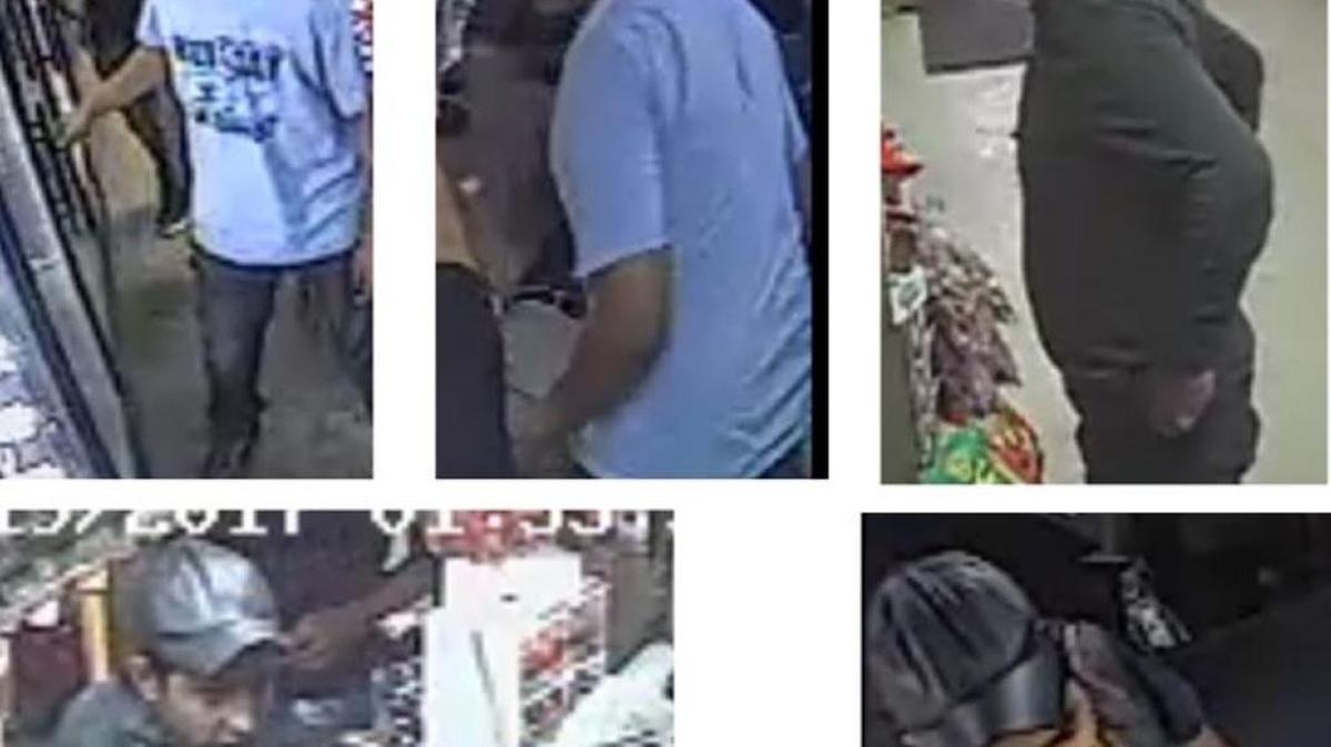 Images of the four suspects in Friday’s armed robbery of Los Primos were released Wednesdat by the Manatee County Sheriff’s Office as they continue their search for those suspects.