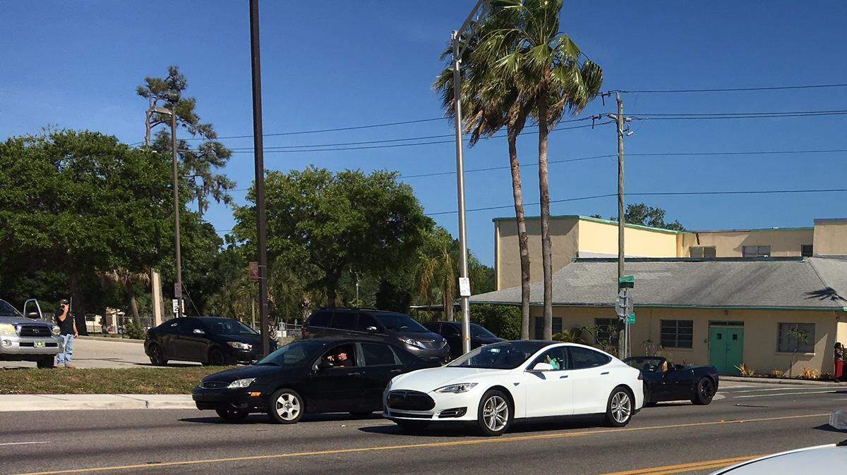Sarasota police are investigating after a woman and child in a stroller were struck by a vehicle on U.S. 301. Provided photo