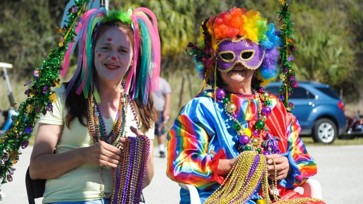 Lots of color and festive garb could be seen during Saturday’s parade in Rubonia.