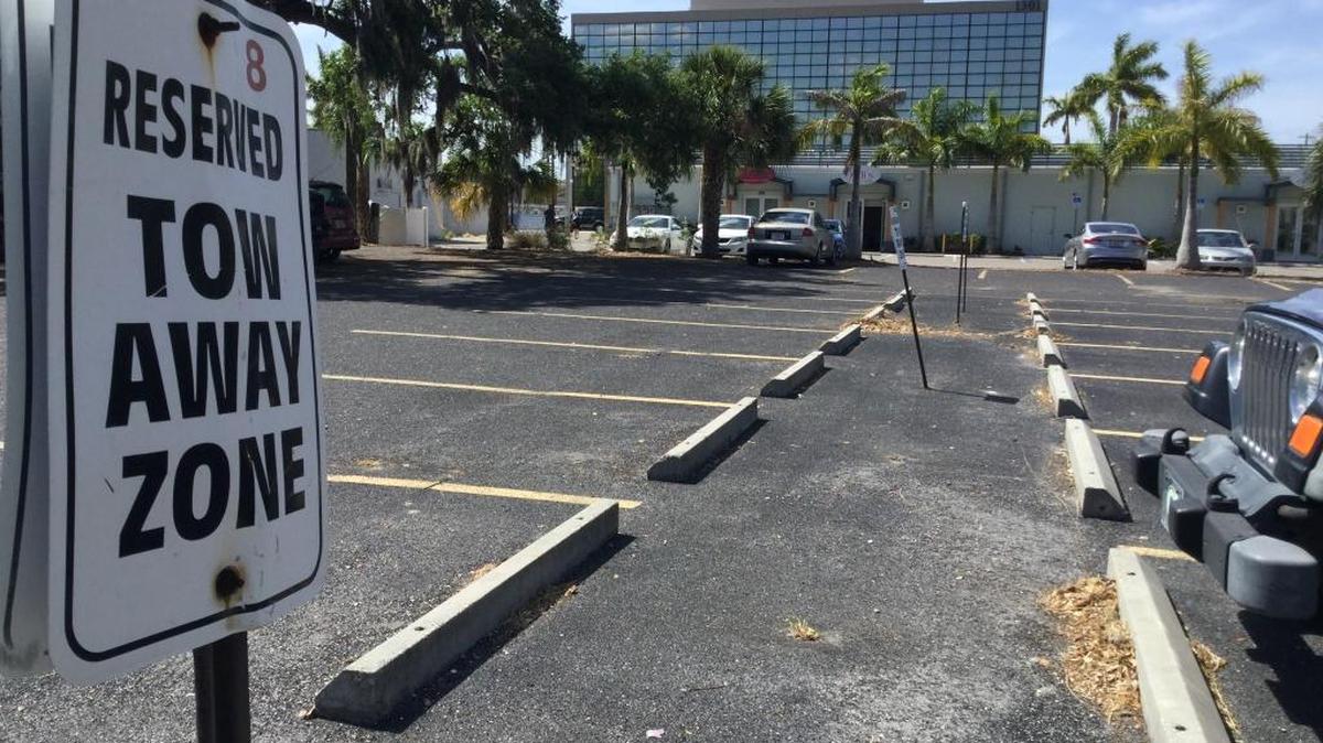 These reserved parking spaces are more than eight years old and were once for the Manatee County Clerk of Courts employees, who no longer use a privately-owned parking lot that Bradenton is now looking to make a deal for as downtown parking continues to be at a premium.