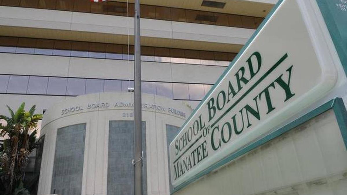 The School District of Manatee County administration building on Manatee Avenue in Bradenton.