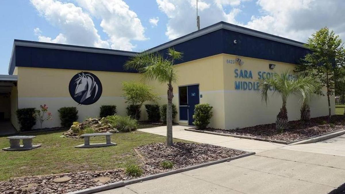 Teachers at Sara Scott Harllee Middle School, shown here, are among the many in Manatee County Schools planning a ‘Walk in’ Wednesday, intended to highlight teachers’ demands in contract negotiations with the district.