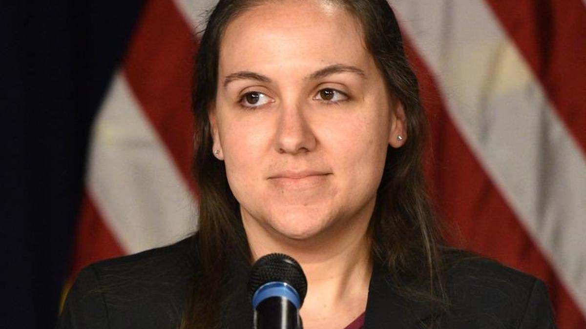 Candidate Gina Messenger participates in the Bradenton Herald forum for the District 1 school board seat.