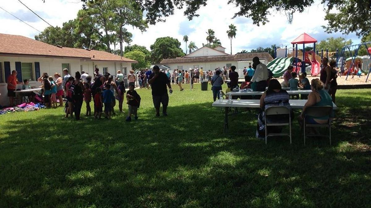 In addition to backpacks, the Westside Christian Church events includes other activities for families.