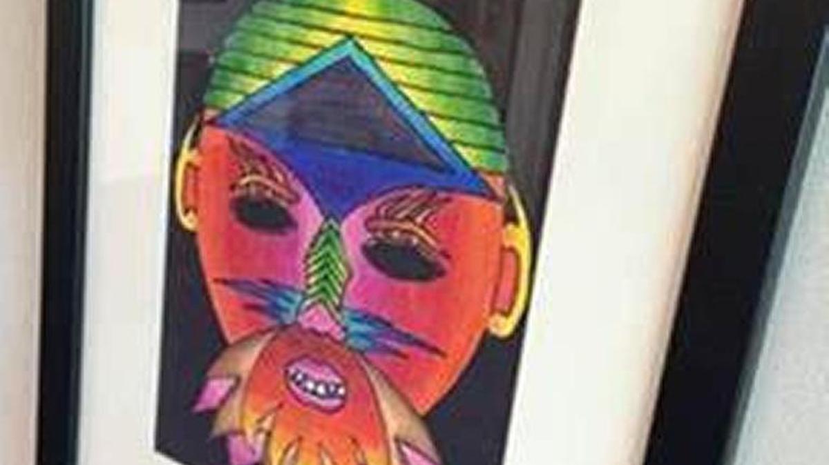Artwork by Dieuvaney Jean, Harllee Middle School, Grade 8