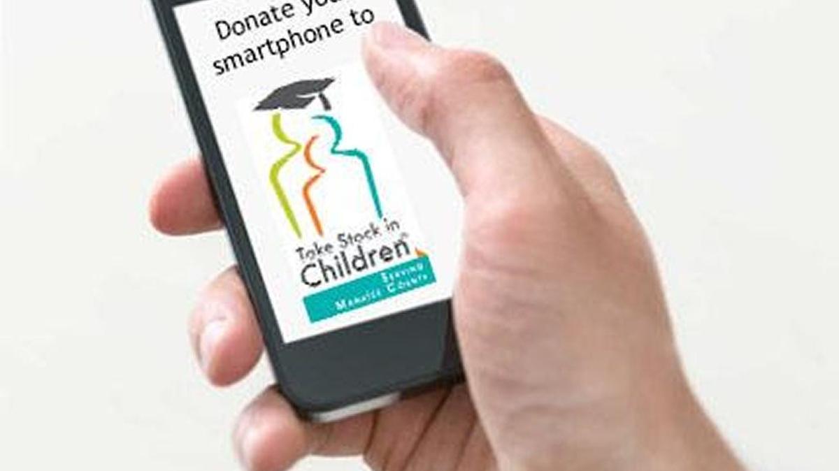 Take Stock is looking for old cellphone donations