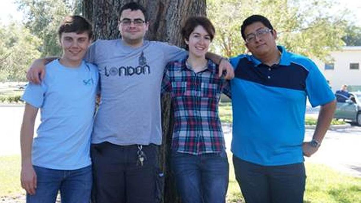 Damien Bobrek, Nate Havlik, Lacey Anderson and David Espinal