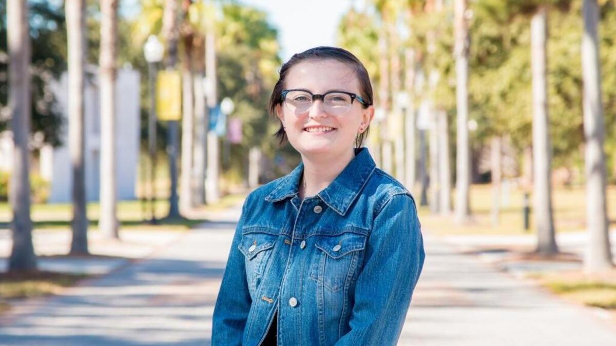 Caitlyn Ralph, a New College student, was one of 240 recipients nationwide to receive the prestigious Goldwater Scholarship.