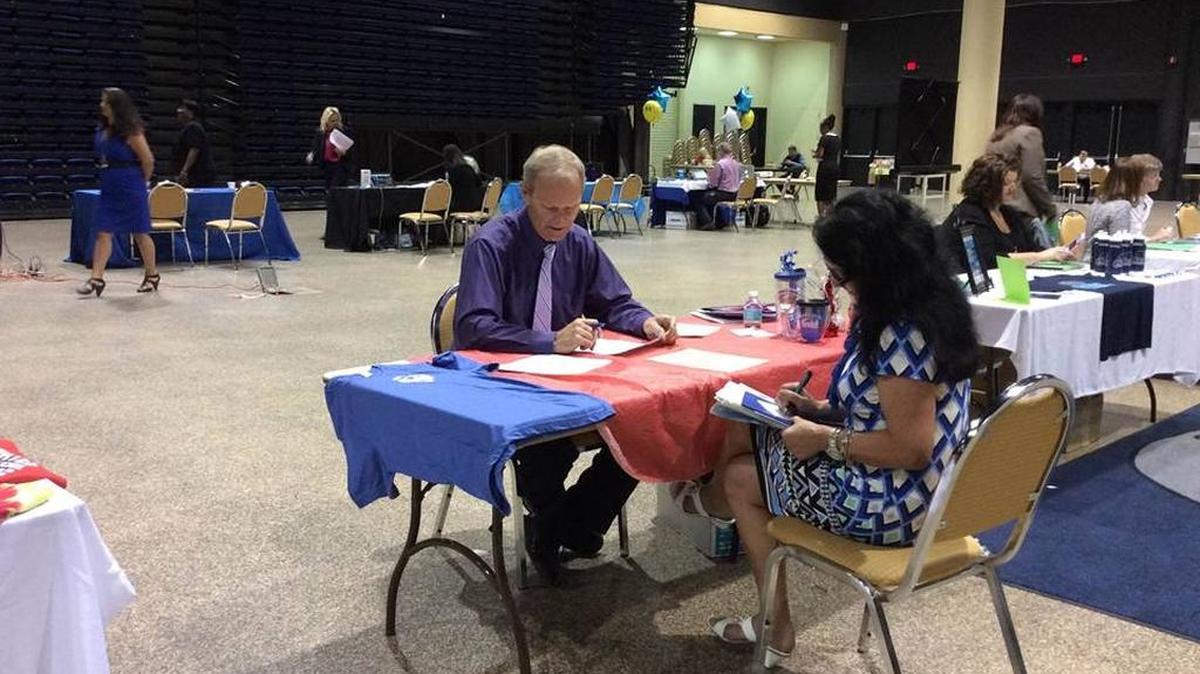 A June job fair specific to teachers helped the Manatee County School Distirct prepare for an Aug. 10 start date.