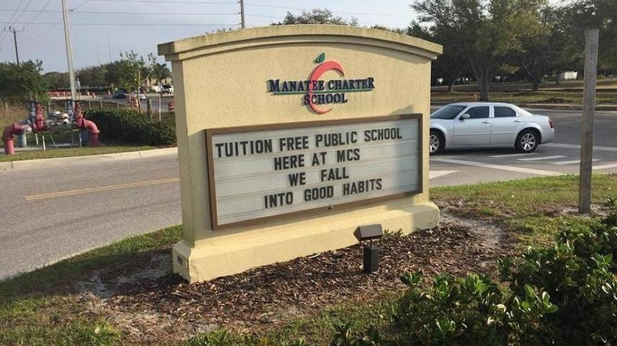 Manatee Charter School has been granted a one-year charter extension and placed on a school improvement plan.