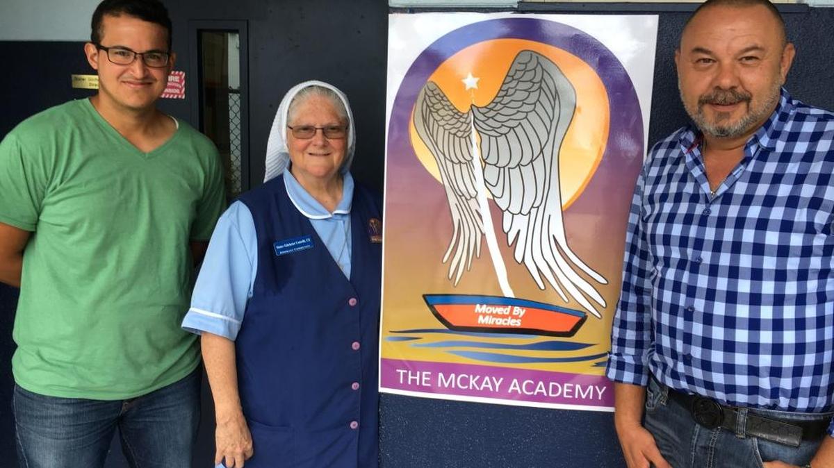 McKay Academy assistant director Yamuel Perez, director Sister Gilchrist Cottrill and Principal Pawel Lipinski are the leaders at the school for students with disabilities. The school was formerly known as the Ave Maria Preparatory School.