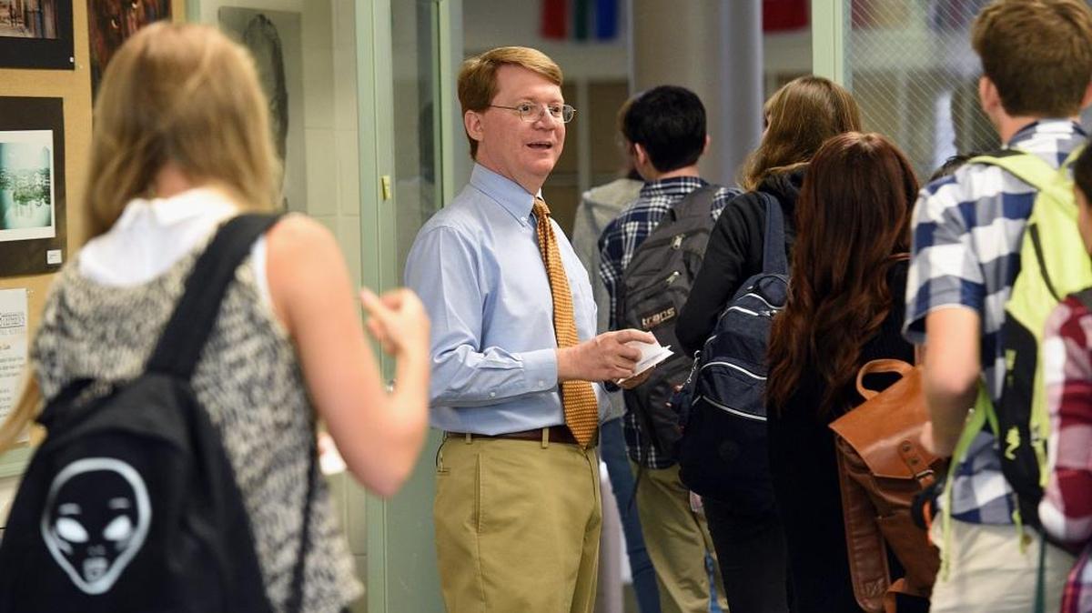 Patrick Whelan, a 28-year veteran teacher at Saint Stephen’s, will be featured in a new video rolling out this fall to help Advanced Placement World History teachers better engage their students.