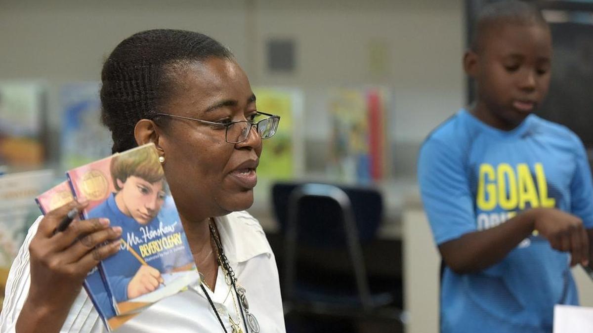 In this 2017 file photo, Tammy Butler teaches the Third Grade Summer Reading Camp for the School District of Manatee County. The camp is for kids who failed their FSA’s.