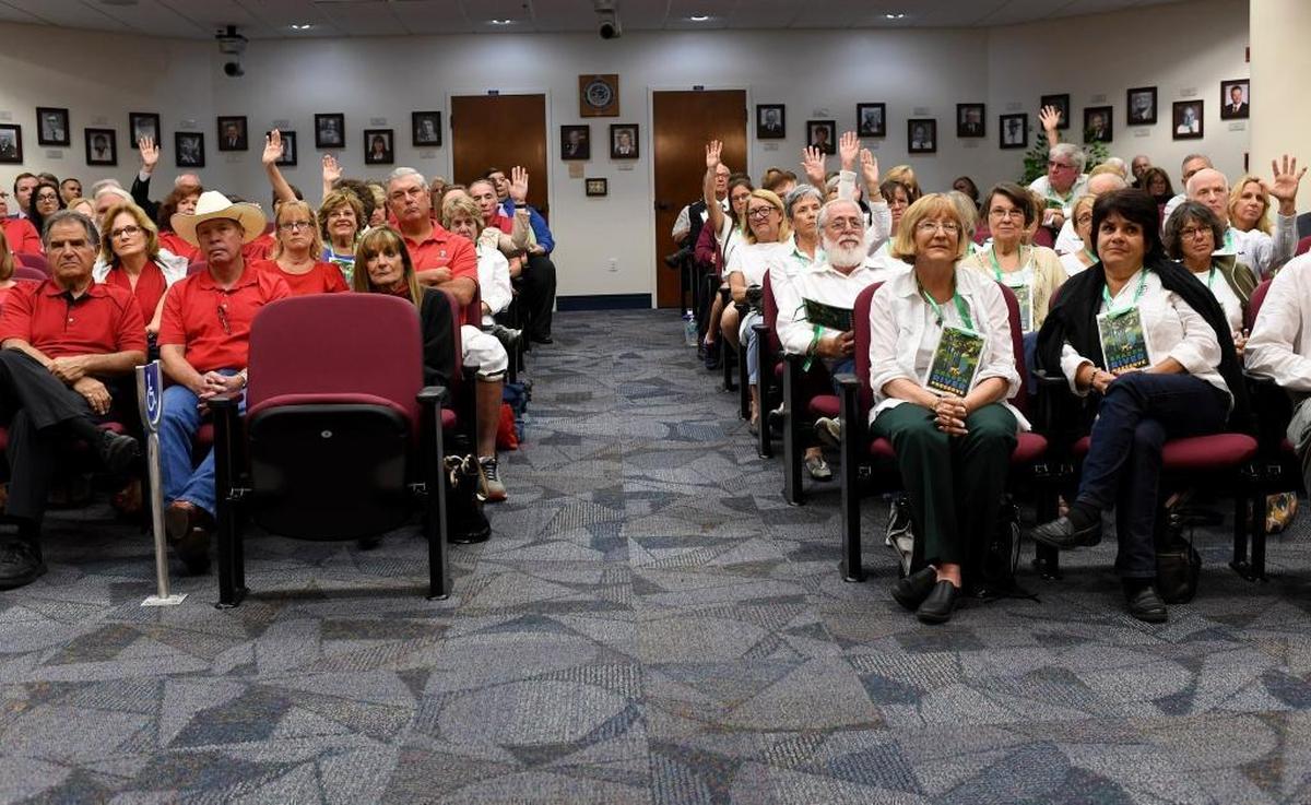Manatee County commissioners asked people to raise their hands if they'd been to a park as they decide whether or not to tax 1,440 residents in east Manatee County that would be used to buy a 33-acre piece of undeveloped property for a passive park Tuesday.