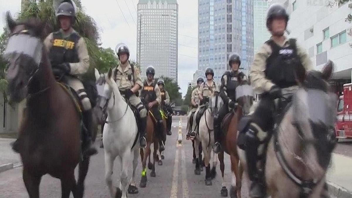 On Thursday, police and Tampa Fire Rescue personnel will train at various locations in the Bay area. Officials say bicycles and horseback will be their best way of cutting through the big crowds.