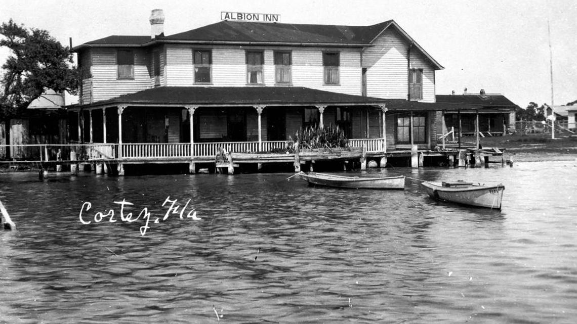 Albion Inn sat on the Cortez Village waterfront.