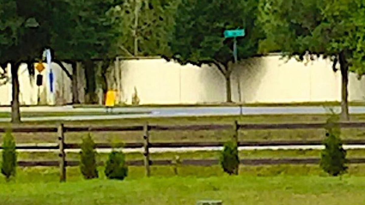 A Panther Ridge resident recently photographed a helicopter flying into The Concession.