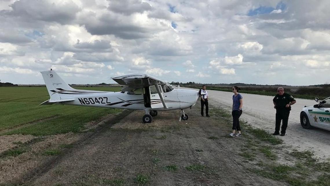 A small aircraft was forced to make an emergency landing Thursday, according to the Manatee County Sheriff’s Office. The pilot and passenger are reportedly uninjured.
