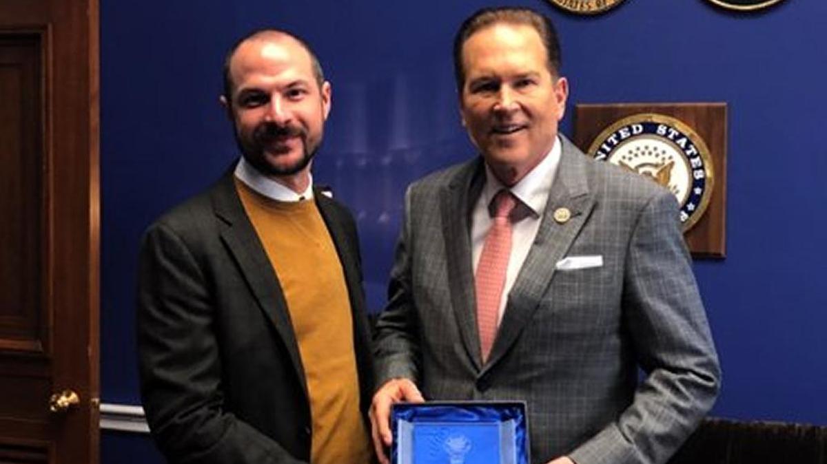Buchanan presented with the “Congressional Waste Warrior” award from the White Coat Waste Project for his work in fighting cruel experiments on animals.