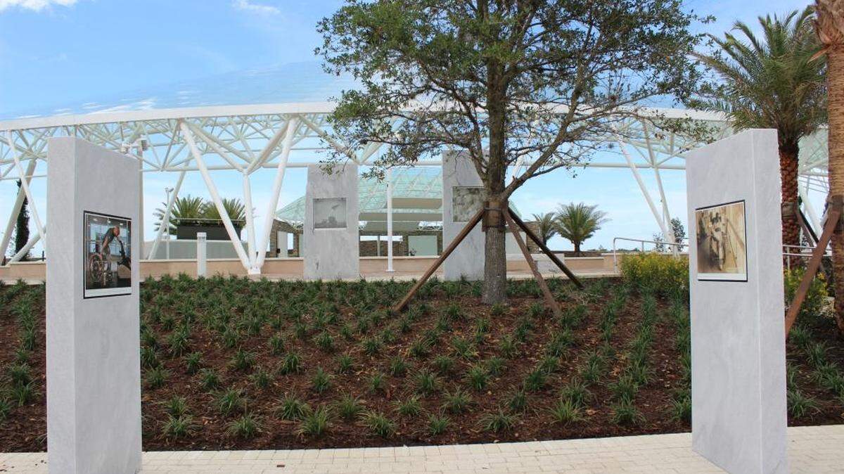 Patriot Plaza is a $12 million amphitheater at Sarasota National Cemetery.