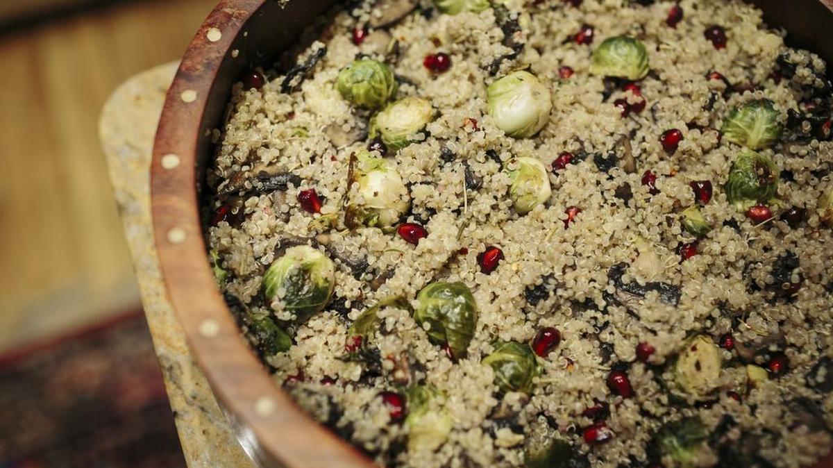 Plenty of non-meat foods provide protein, including quinoa.