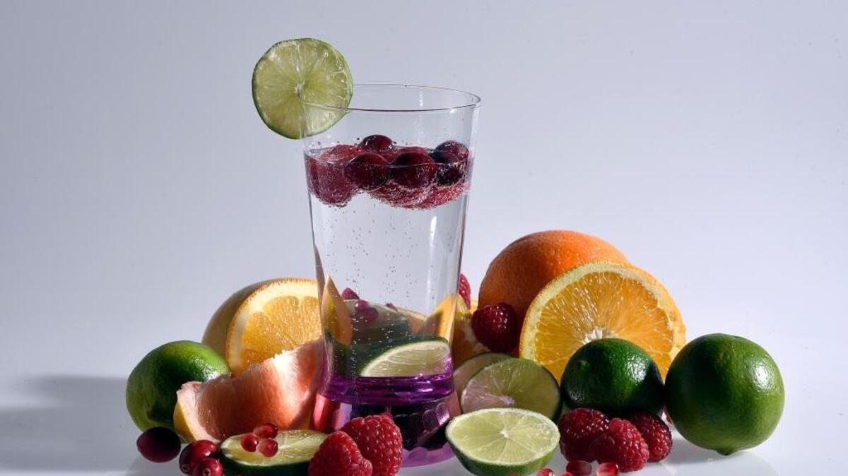 Fruit-flavored sparkling water can have high acid levels, which can eat away at the enamel on your teeth.
