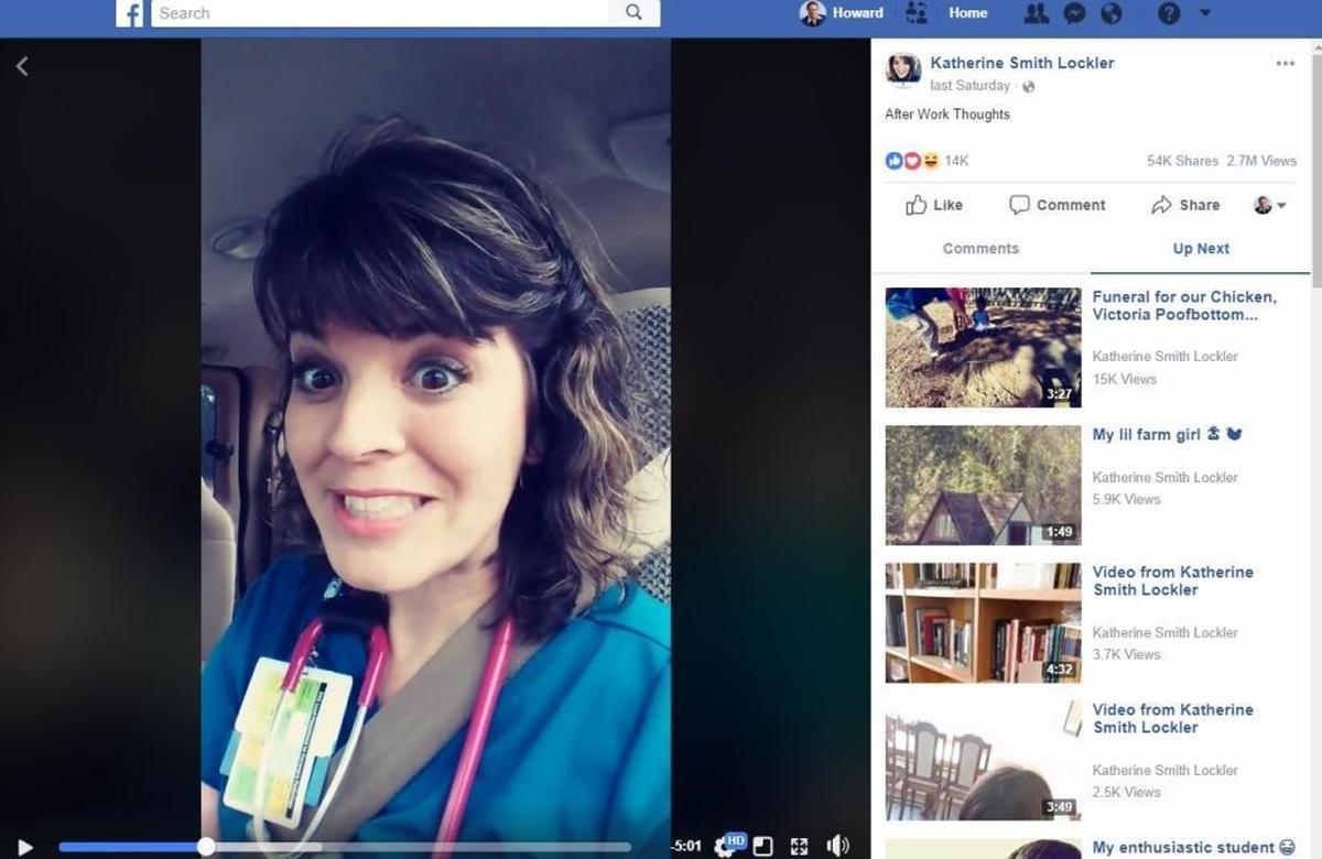 “I watched them all walk in last night and not one of them touched the hand sanitizer, not once!” says northwest Florida ER nurse Katherine Lockler about a softball team that walked into the ER to visit a fellow player.