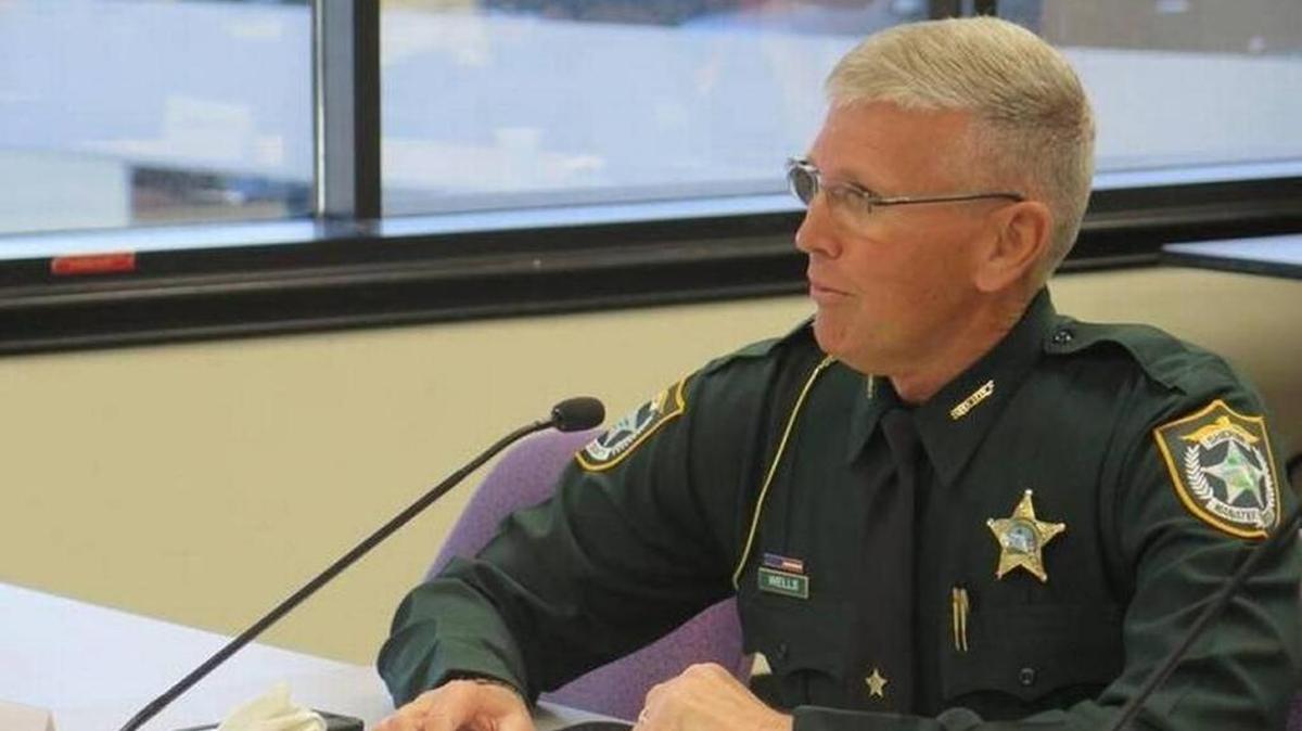 FILE PHOTO: Manatee County Sheriff Rick Wells discusses his 2017-18 proposed budget at a county commission work session.