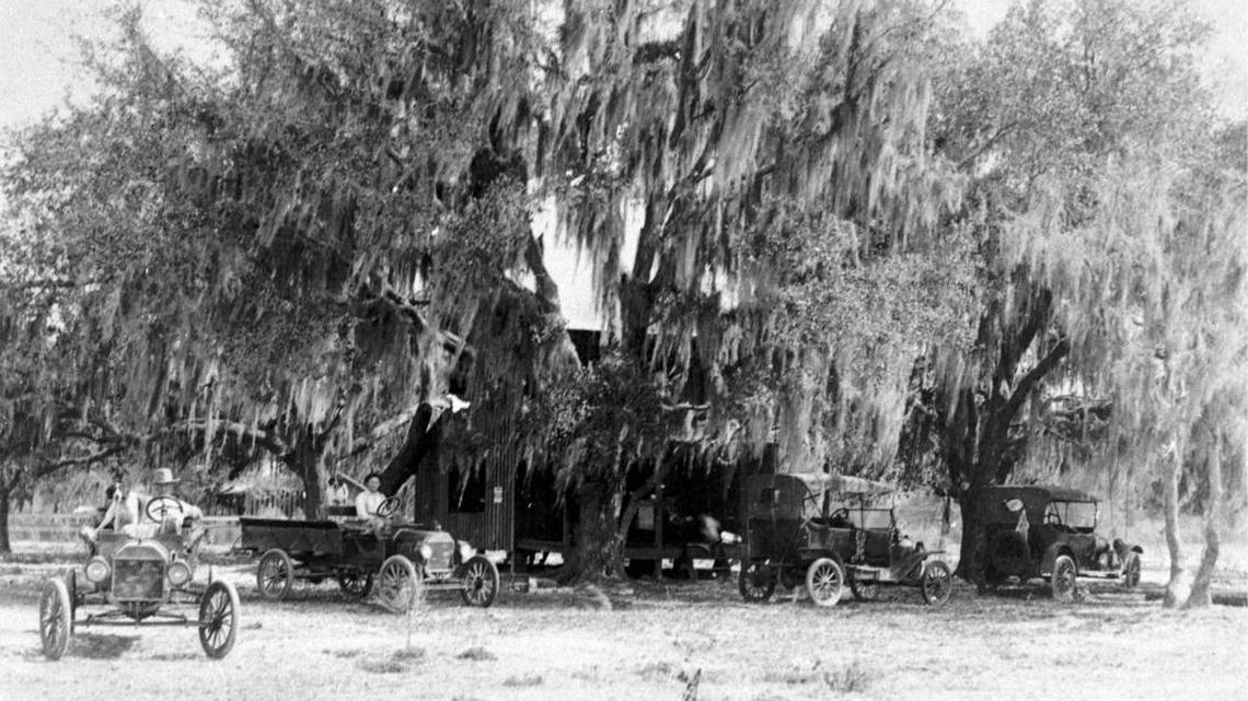 The Carlton ranch house in Myakka, between 1917 and 1918. The ranch turned ownership to conservationist Elizabeth Moore Wednesday, who will turn the land into a conservation easement.